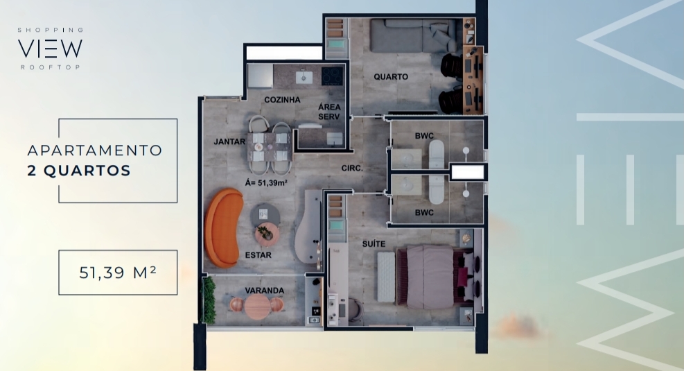 Imagem Flat com 2 Quartos à Venda, 48 m² em Boa Viagem - Recife