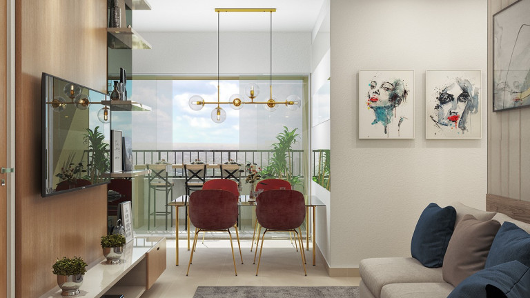 Imagem Apartamento com 3 Quartos à Venda, 76 m² em Parque Oeste Industrial - Goiânia