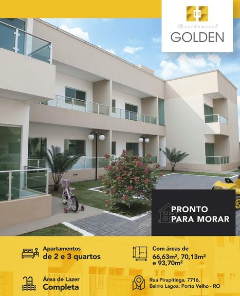 Imagem Casa de Condomínio com 3 Quartos à Venda, 93 m² em Lagoa - Porto Velho