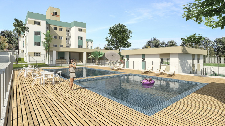 Imagem Apartamento com 2 Quartos à Venda,  em Mina União - Criciúma