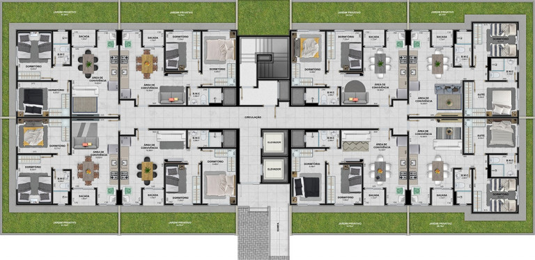 Imagem Apartamento com 3 Quartos à Venda, 79 m²em Linha Batista - Criciúma