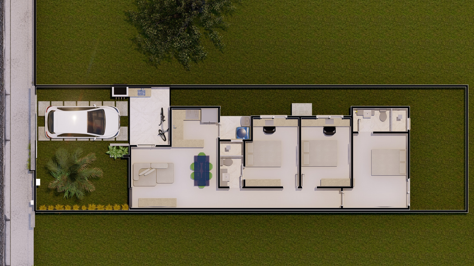 Imagem Casa com 3 Quartos à Venda, 81 m²em Vereda Tropical - Eusébio