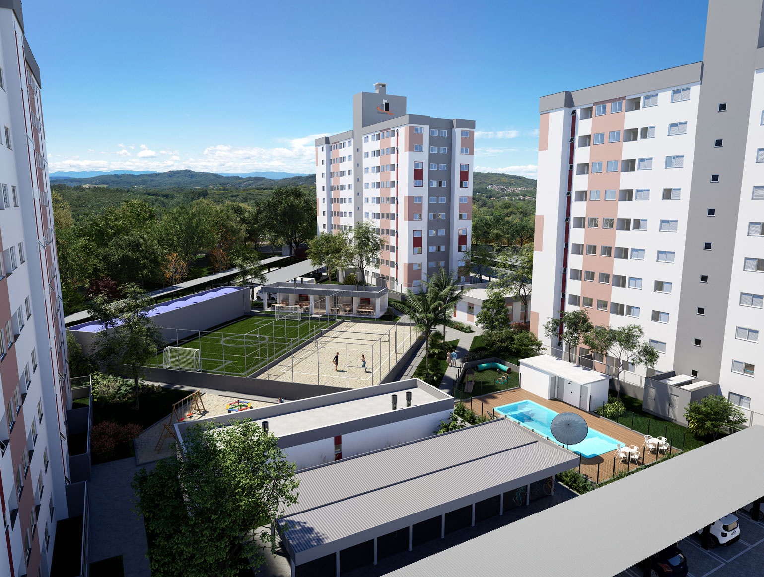 Imagem Apartamento com 2 Quartos à Venda, 54 m² em Linha Batista - Criciúma