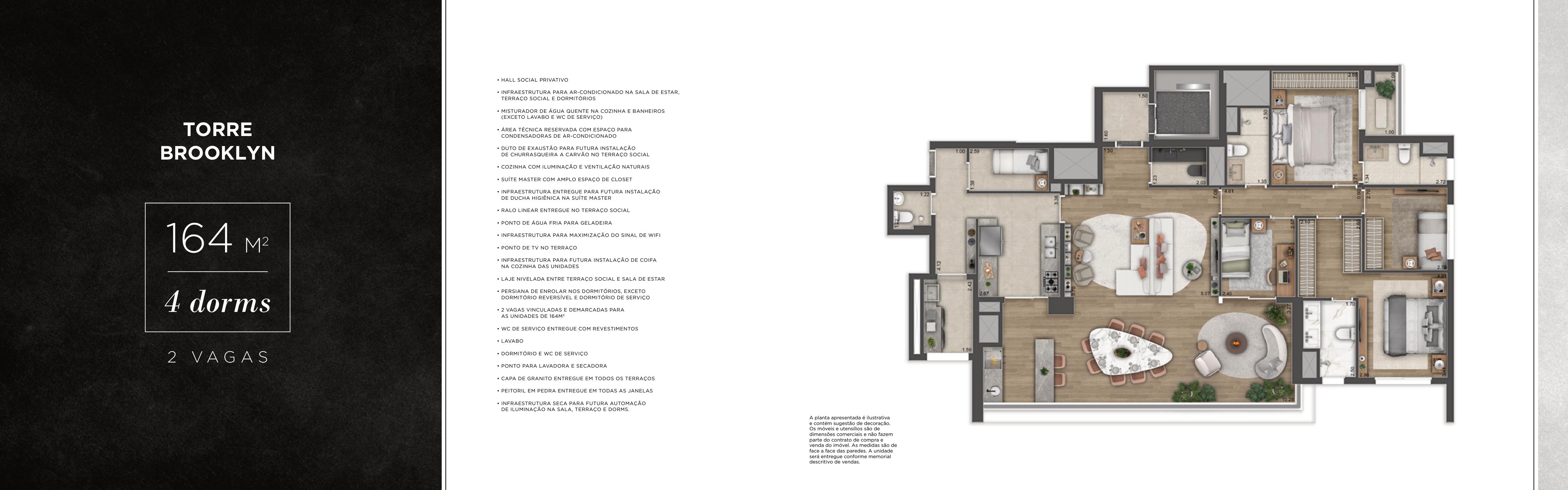 Imagem Apartamento com 4 Quartos à Venda, 217 m² em Cidade Monções - São Paulo