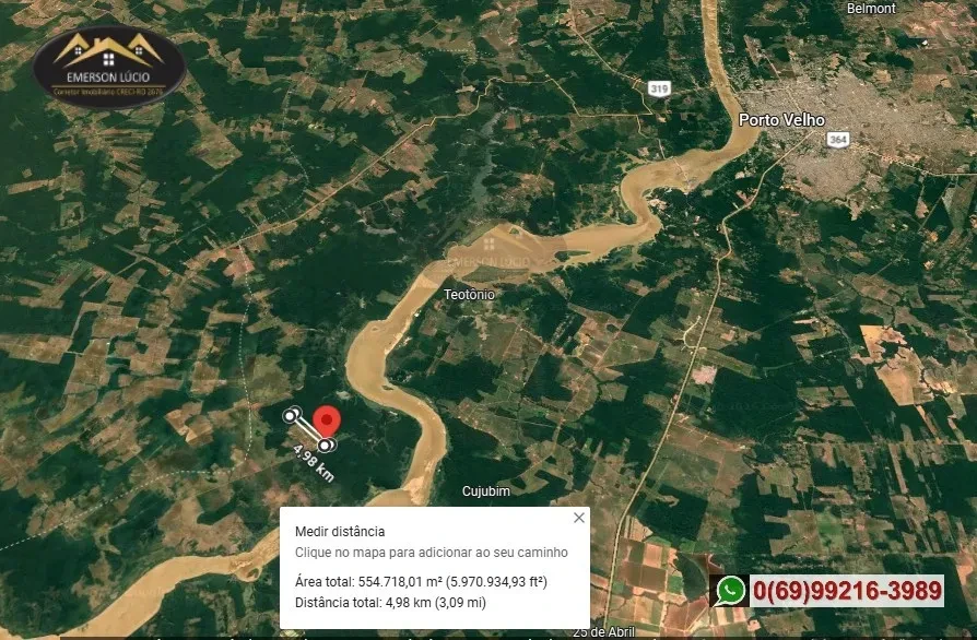 Imagem Fazenda à Venda, 54 HA em Área Rural de Porto Velho - Porto Velho