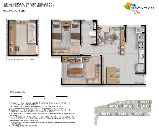 Imagem Apartamento com 2 Quartos à Venda, 42 m²em Vila Ouro Preto - Duque de Caxias