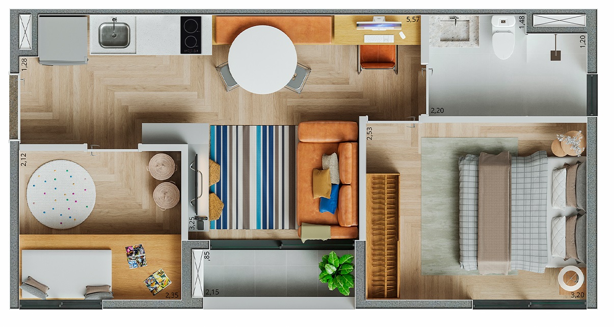 Imagem Apartamento com 1 Quarto à Venda, 31 m²em Vila Guarani (Z Sul) - São Paulo