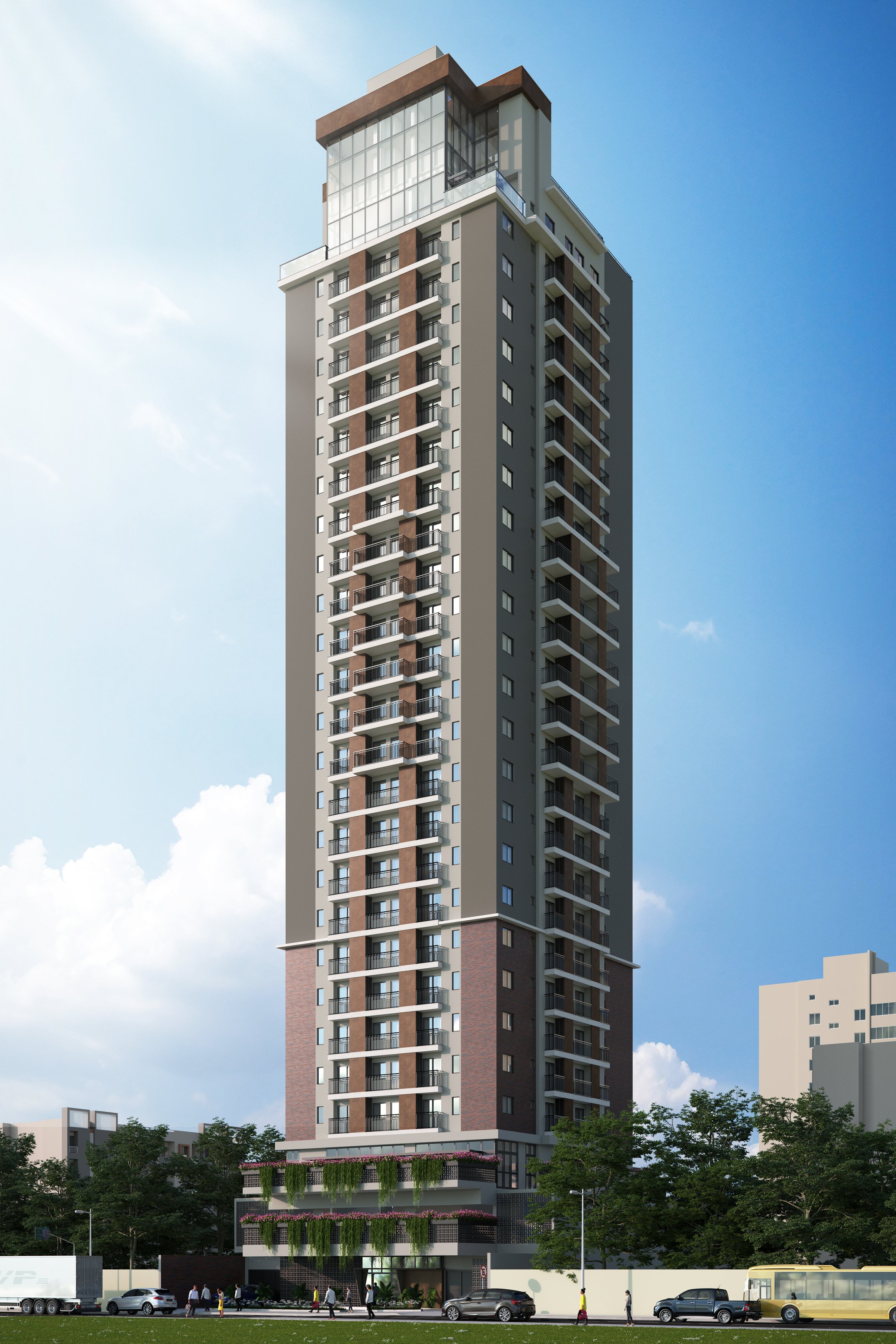 Imagem Apartamento com 2 Quartos à Venda, 34 m² em Centro - Curitiba