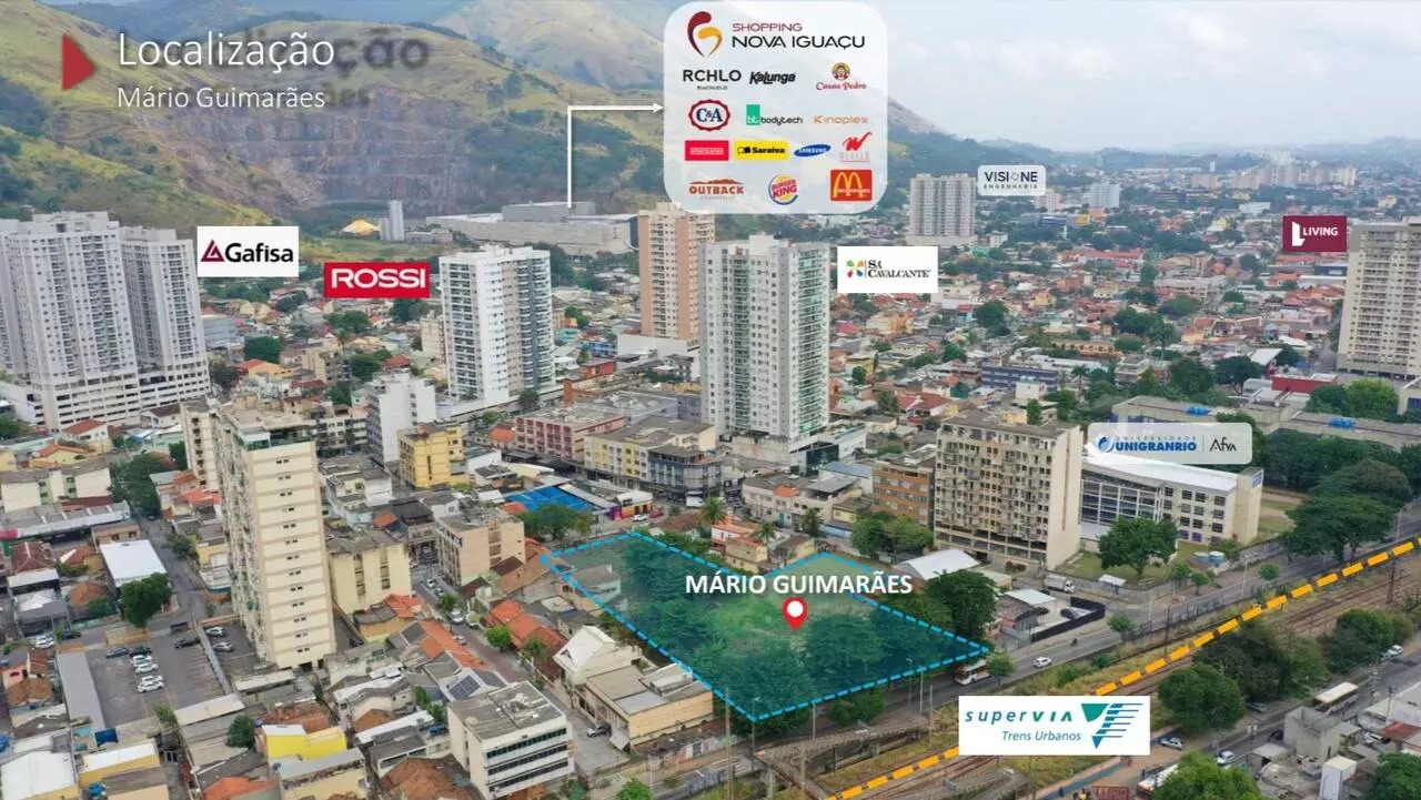Imagem Apartamento com 2 Quartos à Venda, 53 m² em Centro - Nova Iguaçu