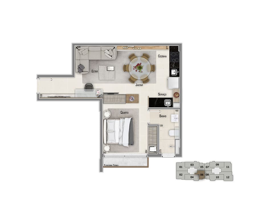 Imagem Apartamento com 1 Quarto à Venda, 70 m²em Santo Agostinho - Belo Horizonte