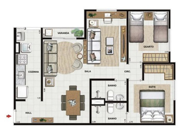 Imagem Apartamento com 2 Quartos à Venda,  em Jacarepaguá - Rio de Janeiro