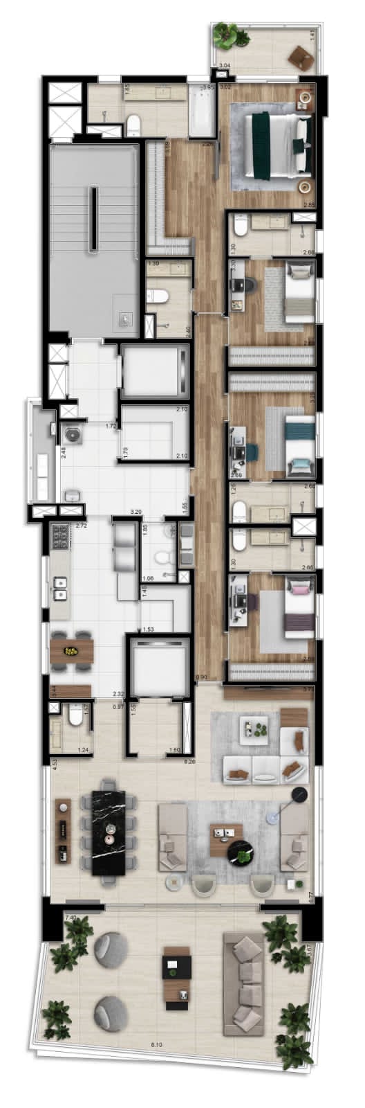 Imagem Cobertura com 4 Quartos à Venda, 512 m²em Itaim Bibi - São Paulo
