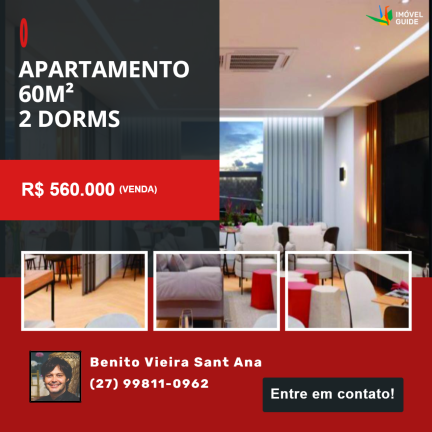 Apartamento com 2 Quartos à Venda,  em Jardim Camburi - Vitória