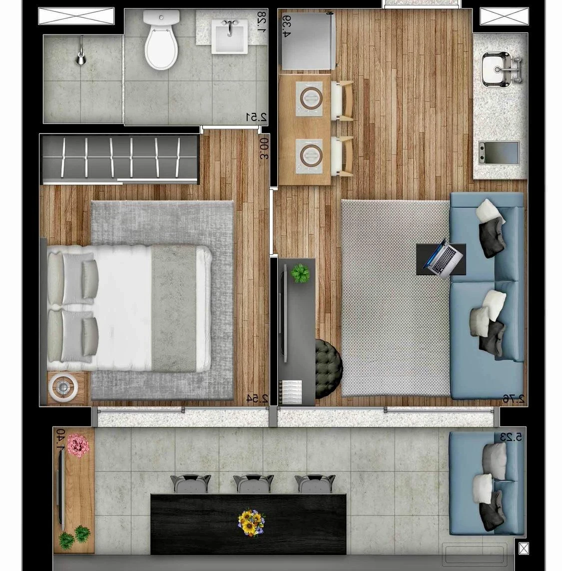 Imagem Apartamento com 1 Quarto à Venda, 38 m² em Pinheiros - São Paulo