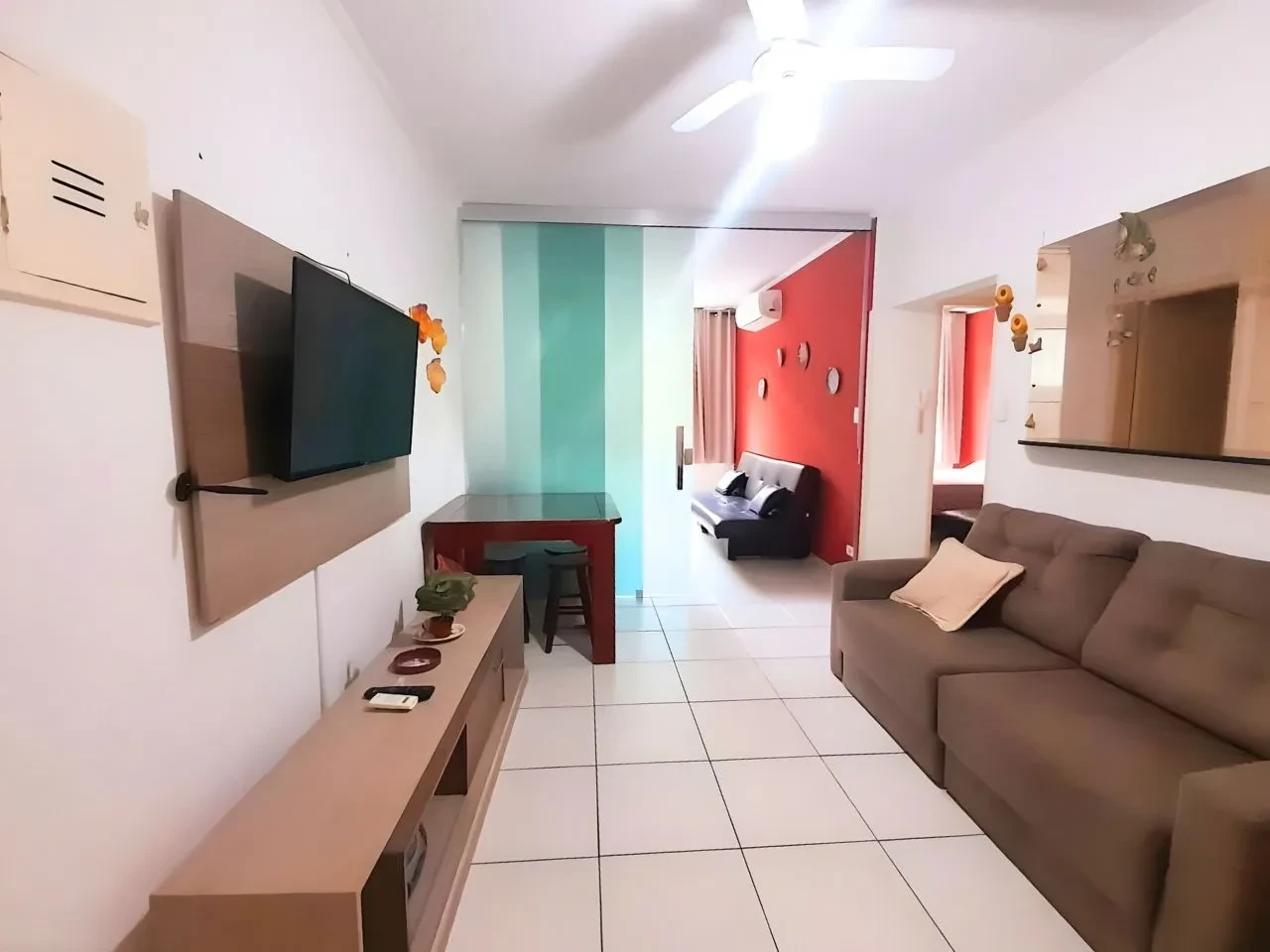 Imagem Apartamento com 1 Quarto à Venda ou Locação, 70 m² em Boqueirão - Santos
