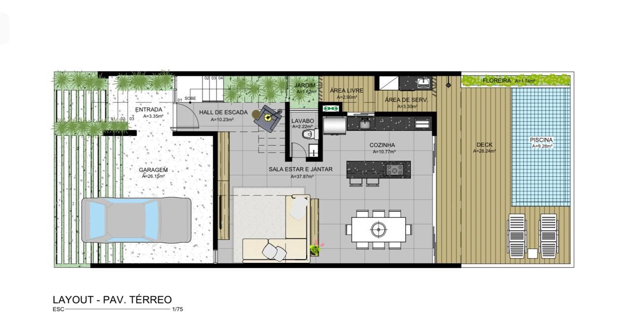 Imagem Casa de Condomínio com 3 Quartos à Venda, 208 m²em Águas Brancas - Ananindeua