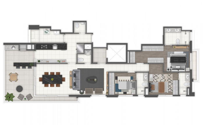 Imagem Apartamento com 3 Quartos à Venda, 143 m² em Vila Mascote - São Paulo