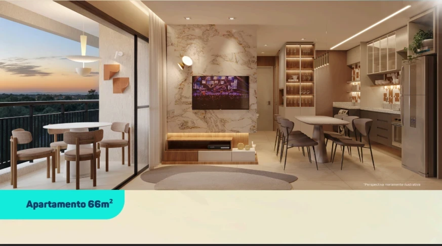 Imagem Apartamento com 3 Quartos à Venda, 63 m² em Cambeba - Fortaleza