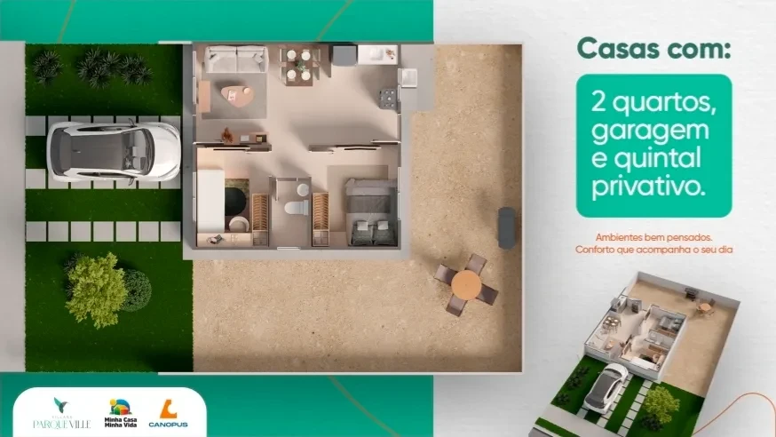 Foto do imóvel: Casa de Condomínio com 2 Quartos à Venda, 41690 m² em Miritiua - São José de Ribamar