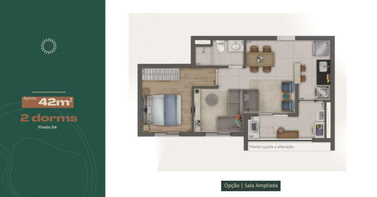 Imagem Apartamento com 2 Quartos à Venda, 42 m² em Água Branca - São Paulo