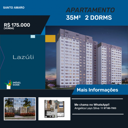 Imagem Apartamento com 2 Quartos à Venda, 35 m² em Jardim Promissão - São Paulo