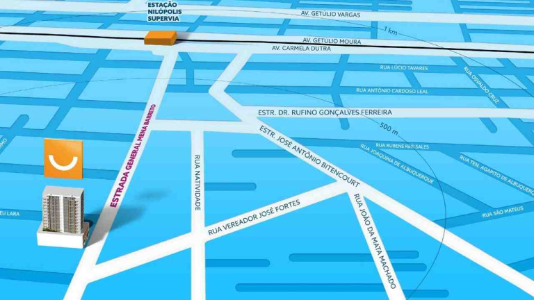 Imagem Apartamento com 2 Quartos à Venda, 48 m² em Centro - Nilópolis