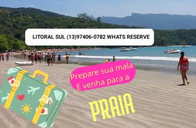Imagem Apartamento com 1 Quarto para Temporada, 35 m² em Ocian - Praia Grande
