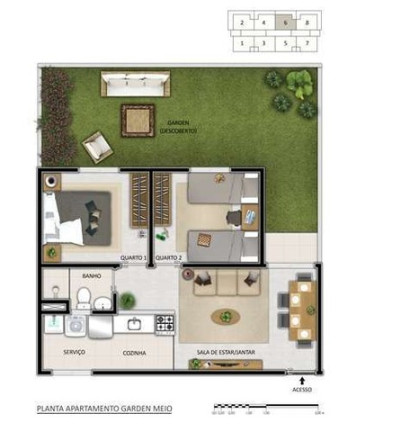 Imagem Apartamento com 2 Quartos à Venda, 45 m² em Maria Paula - São Gonçalo