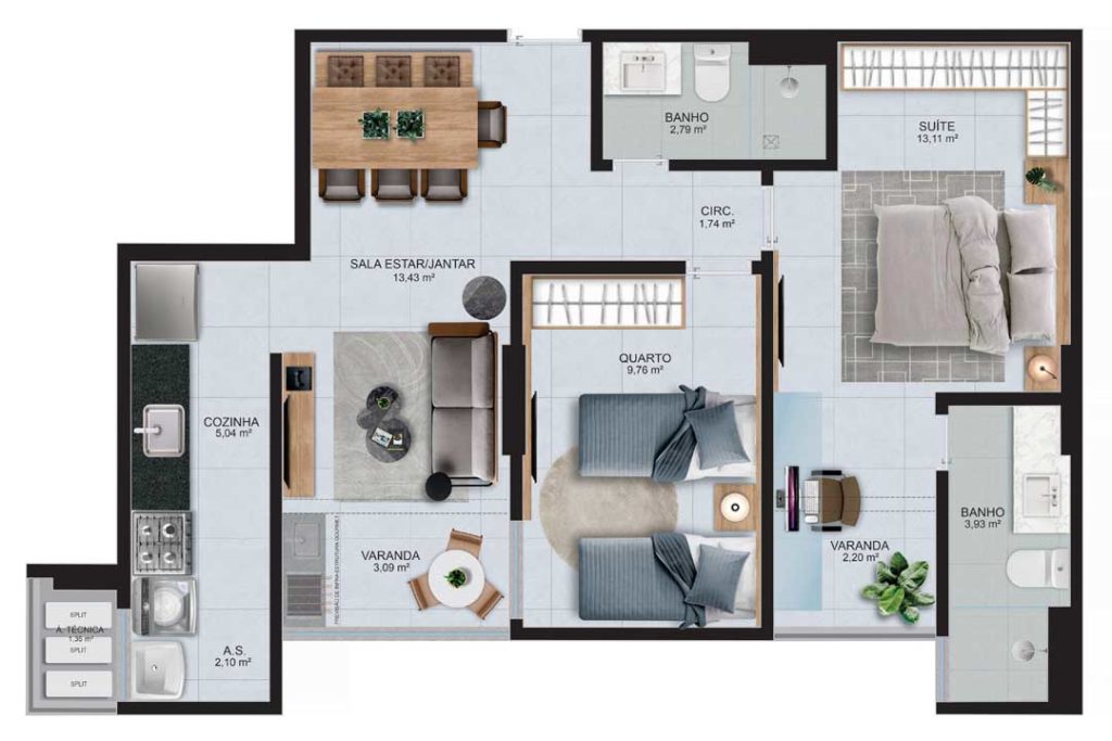 Imagem Apartamento com 3 Quartos à Venda, 90 m² em Praia da Costa - Vila Velha