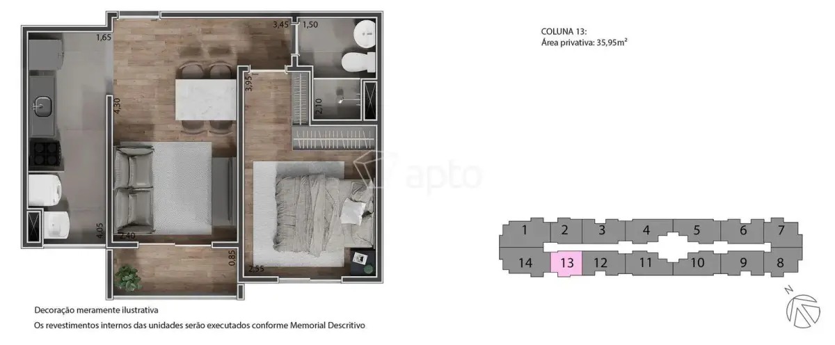 Imagem Apartamento com 2 Quartos à Venda, 46 m² em Engenho de Dentro - Rio de Janeiro