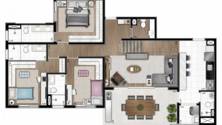 Imagem Apartamento com 3 Quartos à Venda, 116 m² em Sumaré - São Paulo