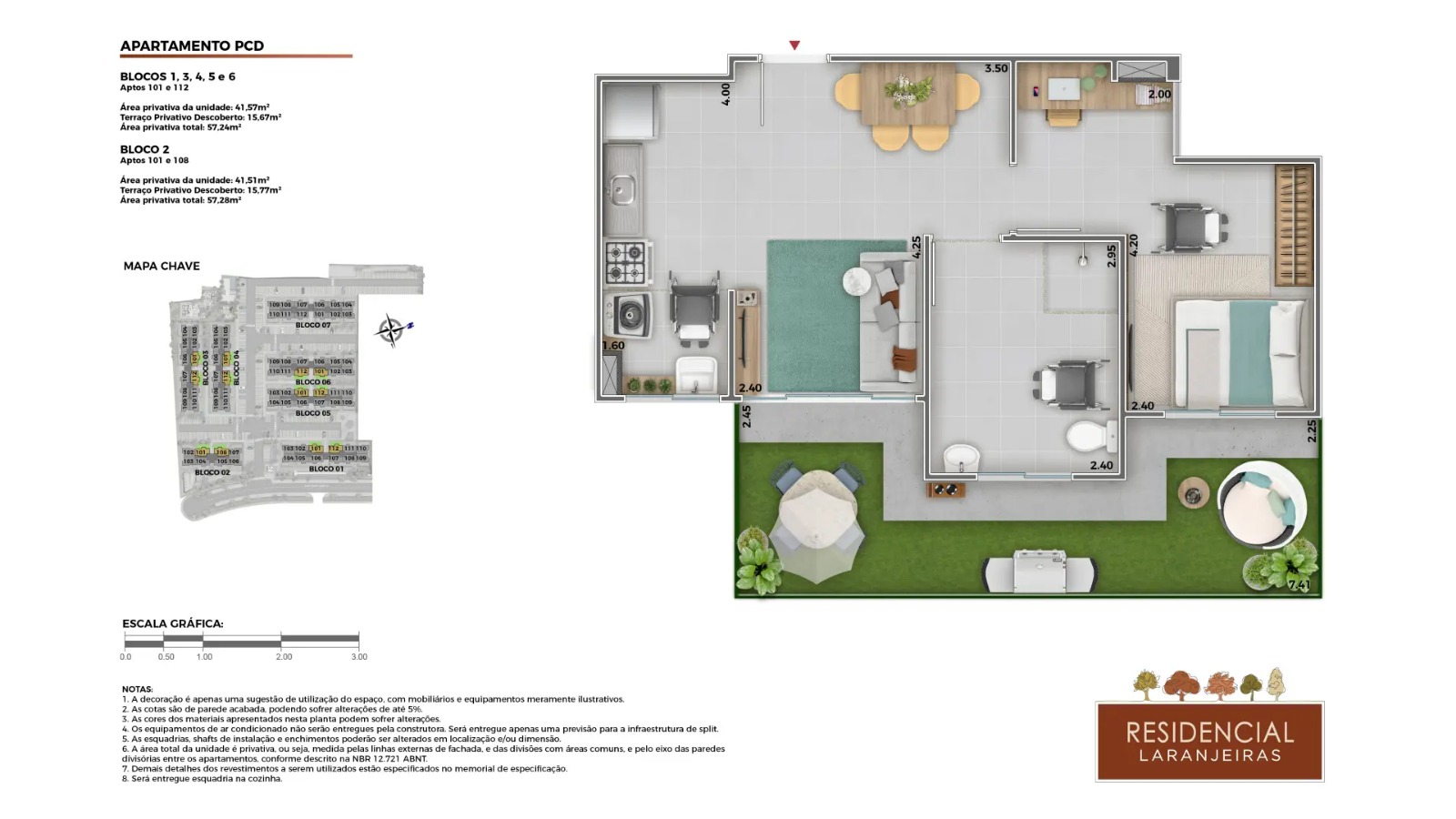 Imagem Apartamento com 2 Quartos à Venda, 46 m² em Campo Grande - Rio de Janeiro