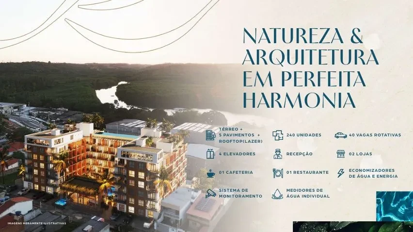 Imagem Flat com 1 Quarto à Venda, 22 metros em Tamandaré - Tamandaré