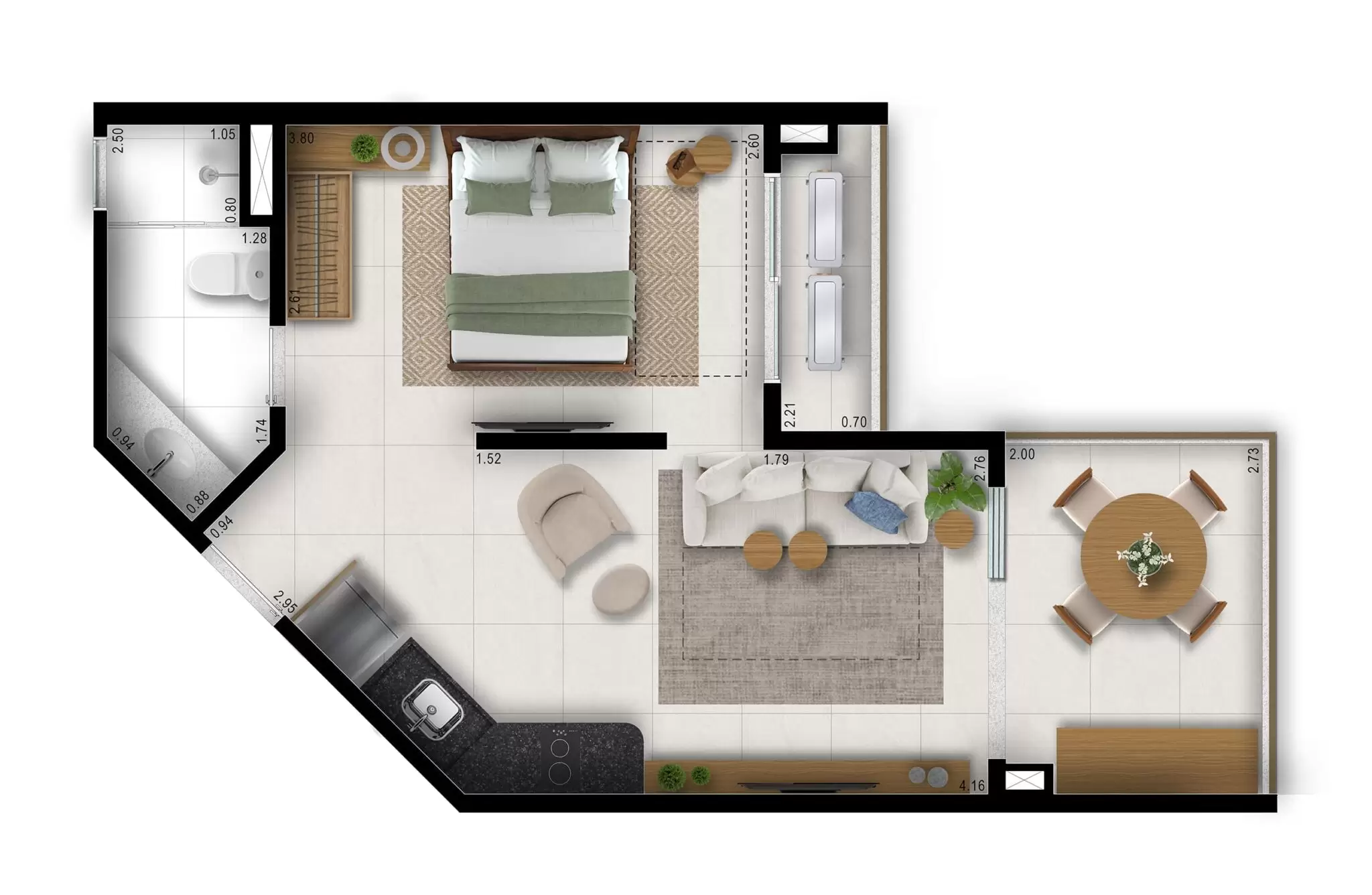 Imagem Apartamento com 1 Quarto à Venda, 30 m² em Santa Edwiges - Caucaia