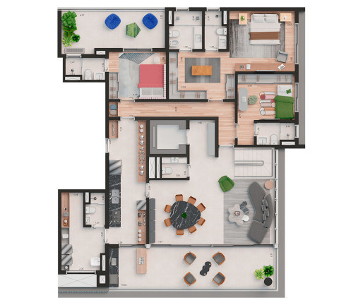 Imagem Cobertura com 3 Quartos à Venda,  em Jardim Paulista - São Paulo