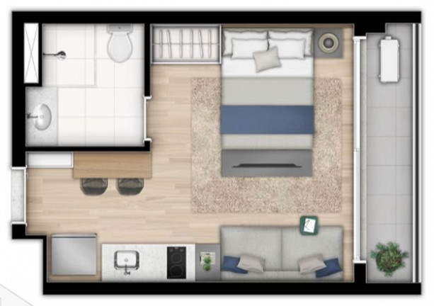 Imagem Studio com 1 Quarto à Venda, 26 m² em Butantã - São Paulo