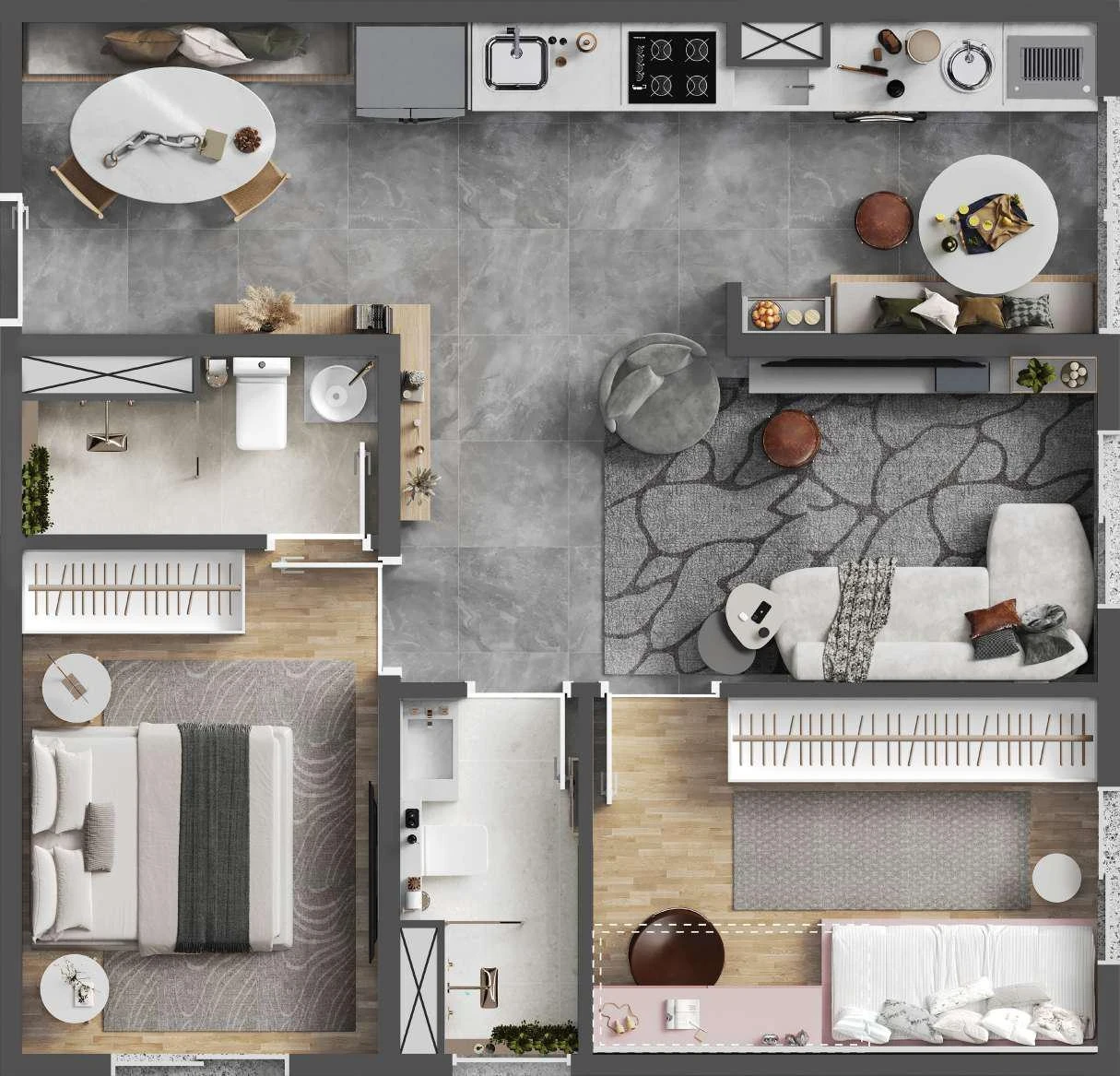 Foto do imóvel: Apartamento com 2 Quartos à Venda, 34 m² em Vila Sul Americana - Carapicuíba