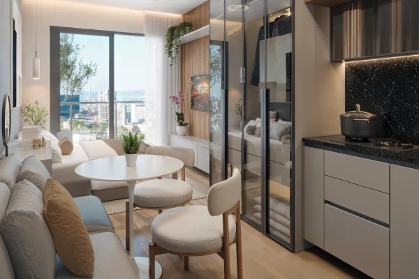 Imagem Apartamento com 1 Quarto à Venda, 40 m² em Praia de Itaparica - Vila Velha