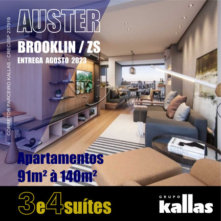 Apartamento com 3 Quartos à Venda, 91 m² em Jardim das Acácias - São Paulo