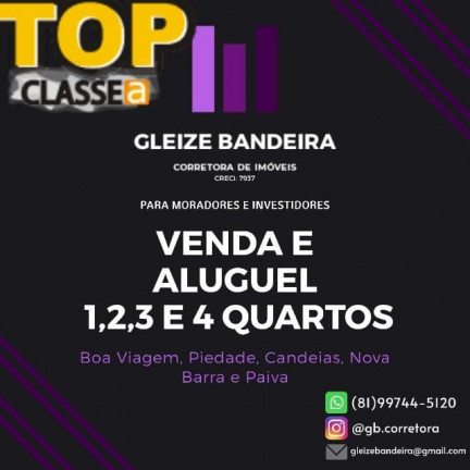 Imagem Apartamento com 1 Quarto à Venda, 39 m² em Barra de Jangada - Jaboatão dos Guararapes