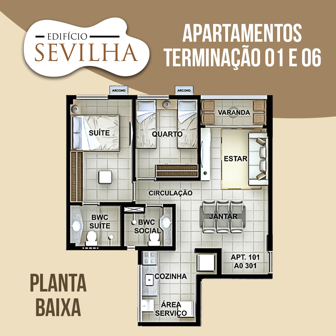 Imagem Apartamento com 2 Quartos à Venda, 52 m²em Candeias - Jaboatão dos Guararapes