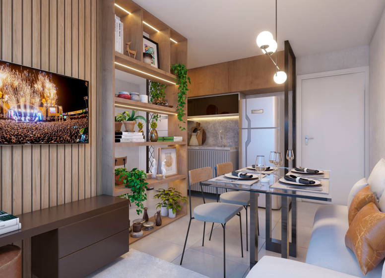 Foto do imóvel: Apartamento com 2 Quartos à Venda ou Temporada, 33 m²em Parque Industrial Tomas Edson - São Paulo