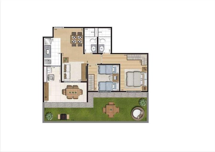 Imagem Apartamento com 2 Quartos à Venda, 49 m² em Cambuci - São Paulo