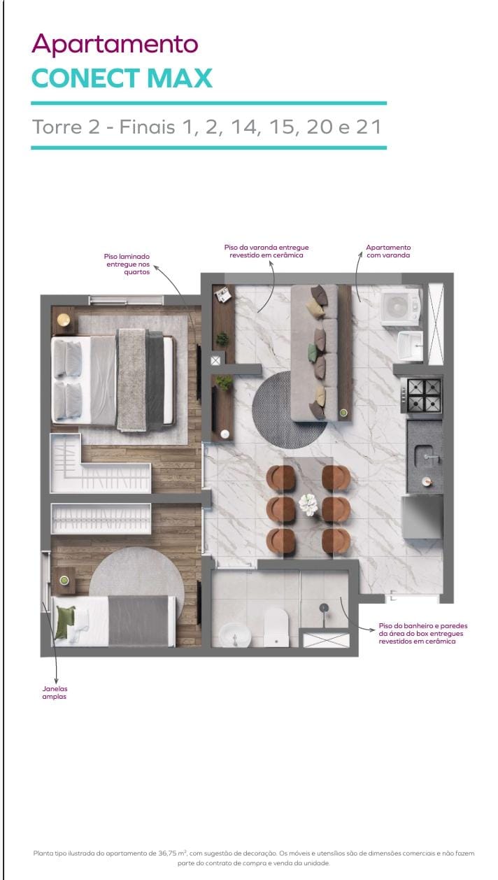 Foto do imóvel: Apartamento com 2 Quartos à Venda, 31 m²em Água Branca - São Paulo