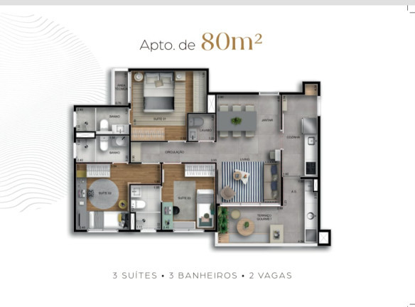 Foto do imóvel: Apartamento com 2 Quartos à Venda, 62 m² em Centro - Osasco