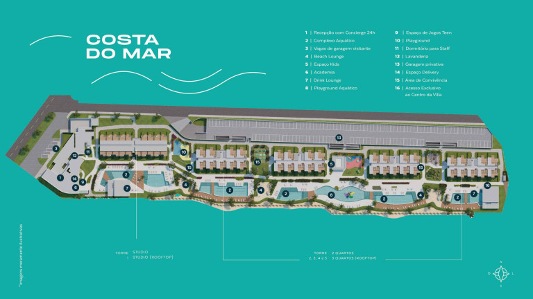 Imagem Apartamento com 2 Quartos à Venda, 72 m² em Praia Carneiros - Tamandaré