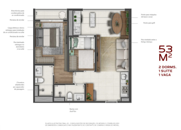 Imagem Apartamento com 1 Quarto à Venda, 24 m² em Vila Guilhermina - São Paulo