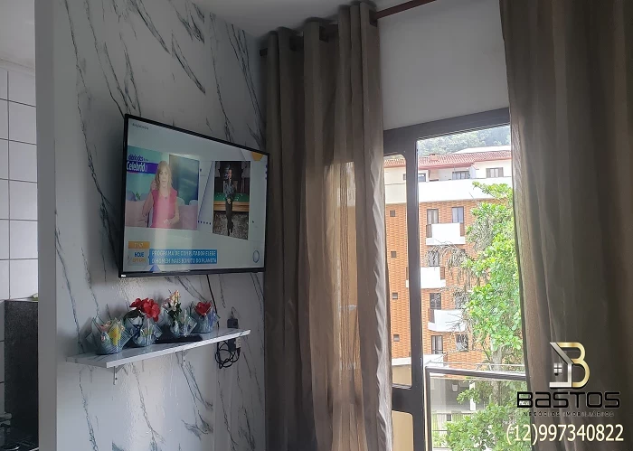 Imagem Apartamento com 1 Quarto para Temporada, 40 m² em Praia Grande - Ubatuba