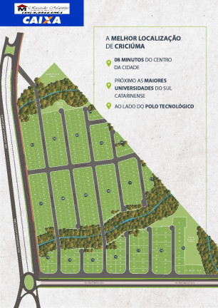 Imagem Terreno à Venda ou Locação, 360 m²em Universitário - Criciúma