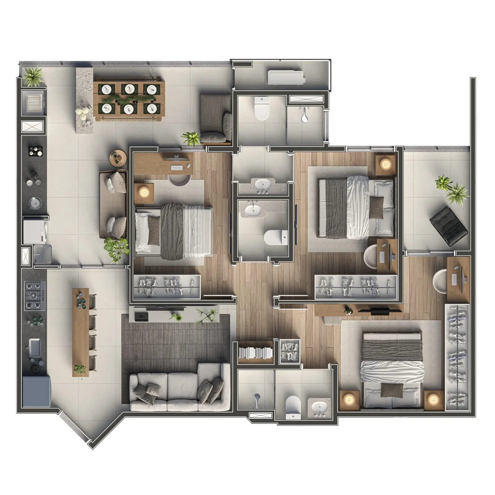 Imagem Apartamento com 3 Quartos à Venda, 84 m² em Jardim Fátima - São José dos Campos